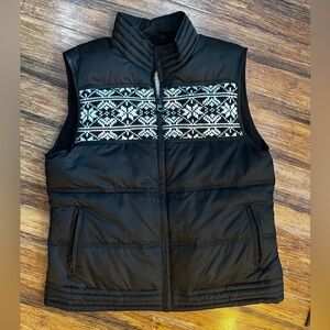 Black Quilted Vest